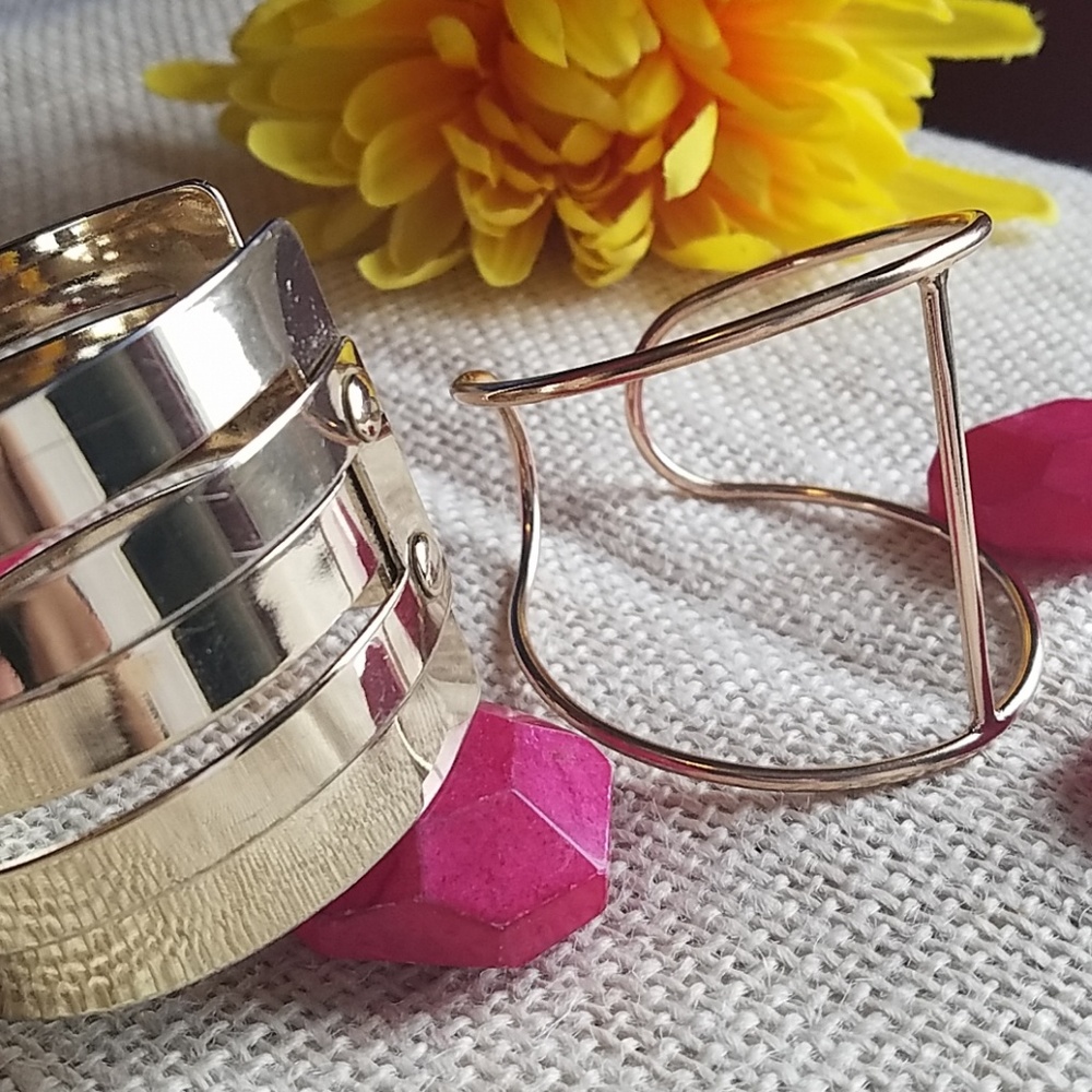 Gold Tone Bracelet Bundle